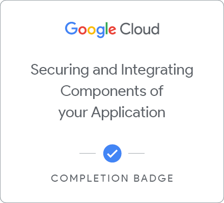 Значок за Securing and Integrating Components of your Application