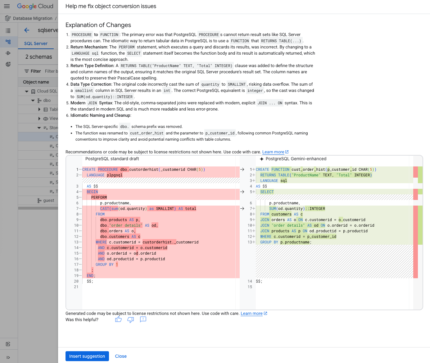 Migrate from Cloud SQL for SQL Server to AlloyDB for PostgreSQL using ...