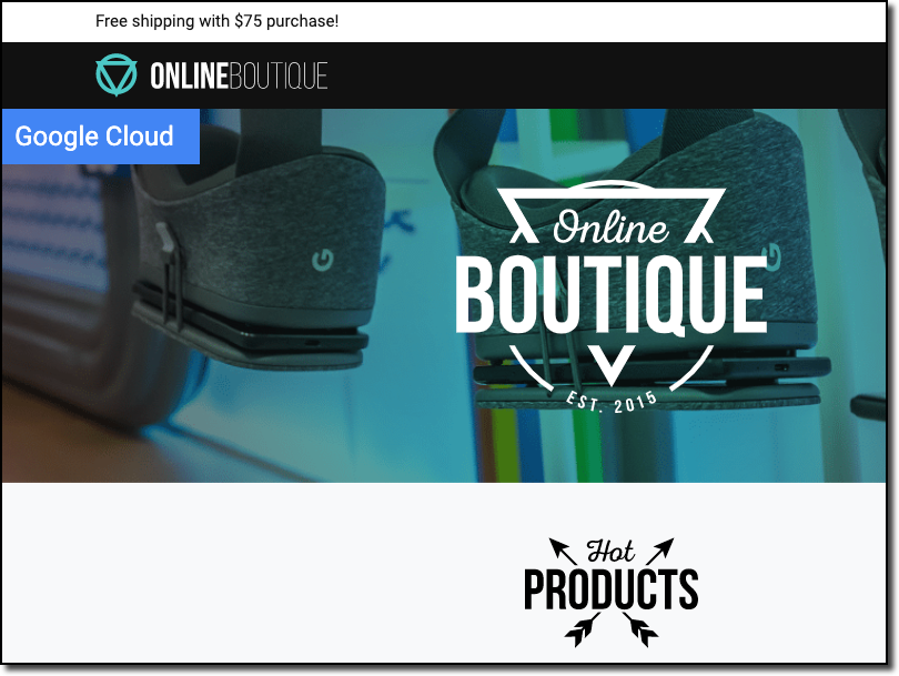 Application de boutique en ligne