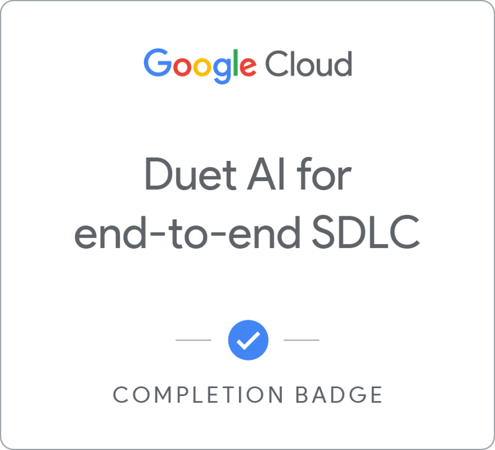 Badge pour Gemini for end-to-end SDLC