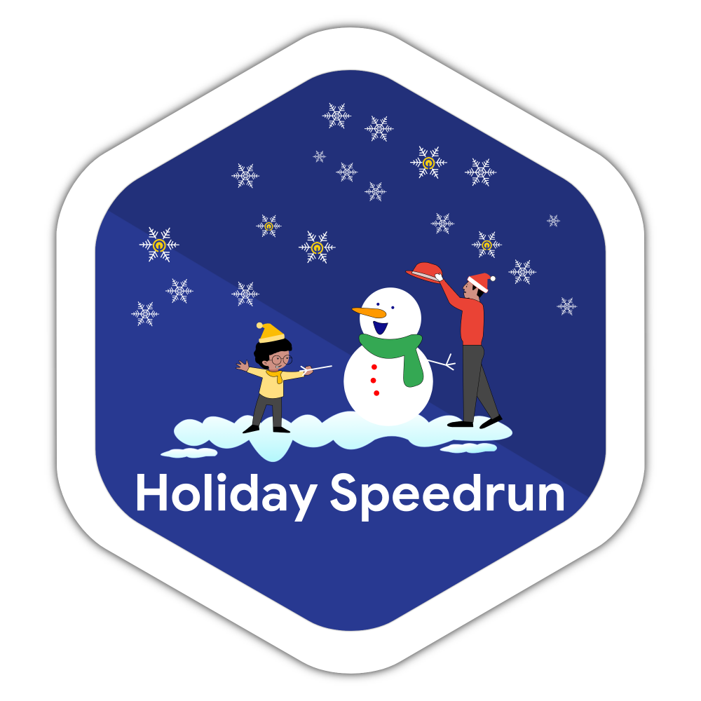 Badge für Holiday Speedrun