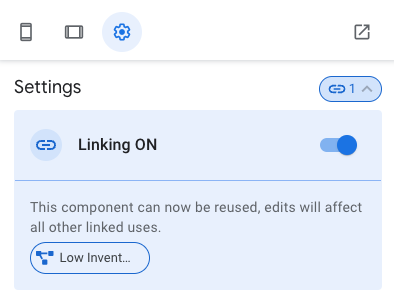 Enable linking