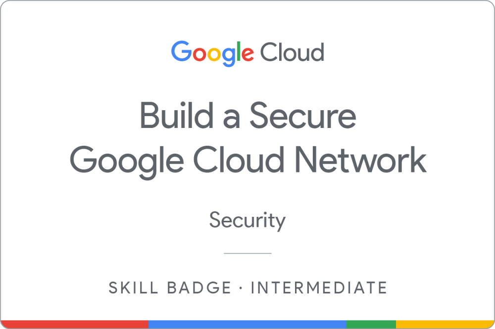 Selo para Build and Secure Networks in Google Cloud 