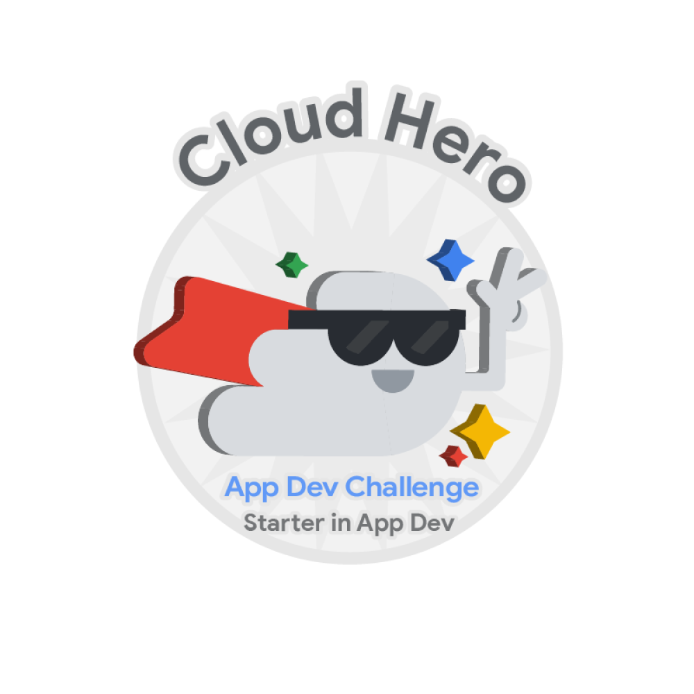 Badge for Cloud Hero: Application Development