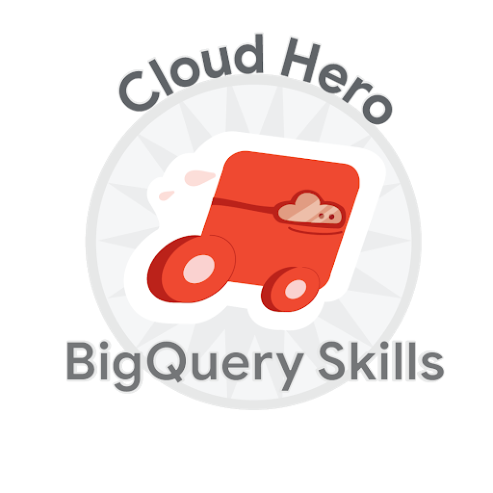 Cloud Hero BigQuery Skills のバッジ