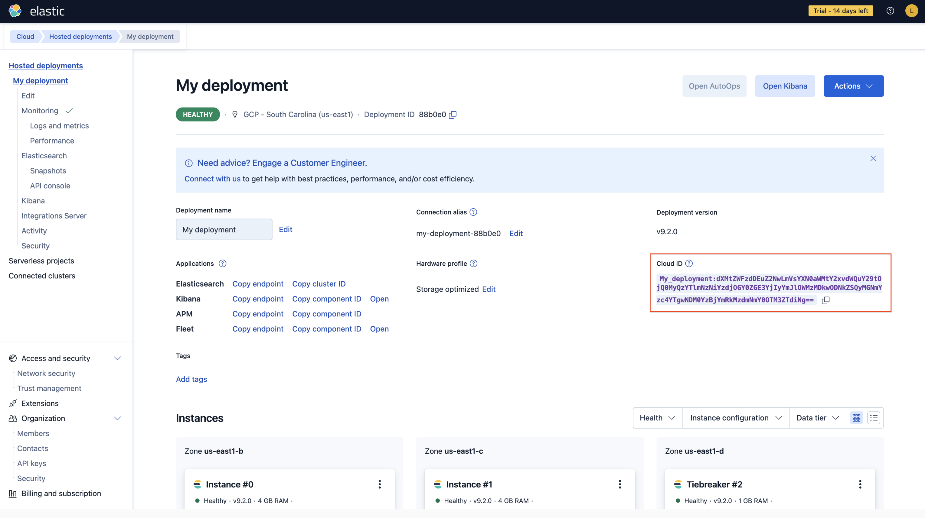 deployment credentials
