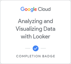 Badge for Analyzing and Visualizing Data in Looker