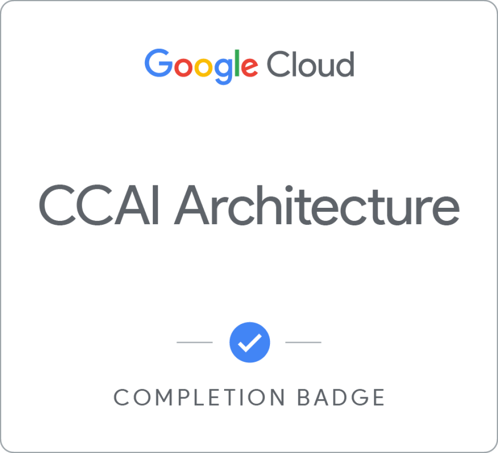 Badge for CCAI Architecture