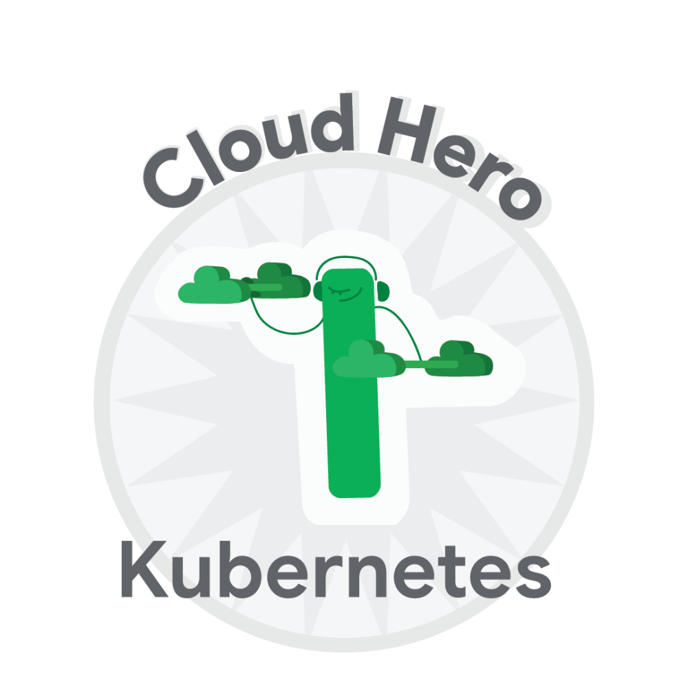 Badge pour Cloud Hero: Kubernetes