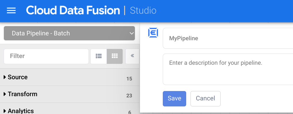 Data Fusion UI