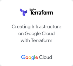 Creating Infrastructure on Google Cloud with Terraform のバッジ