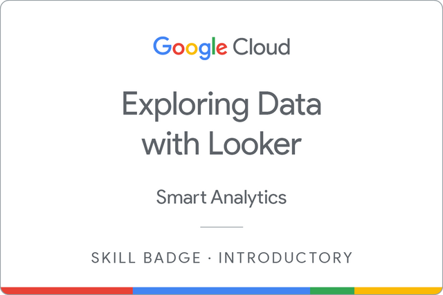 Badge for Exploring Data with Looker
