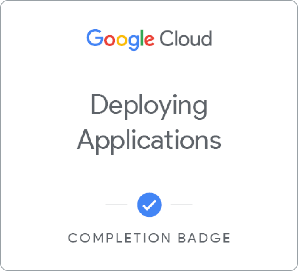 [DEPRECATED] Deploying Applications徽章