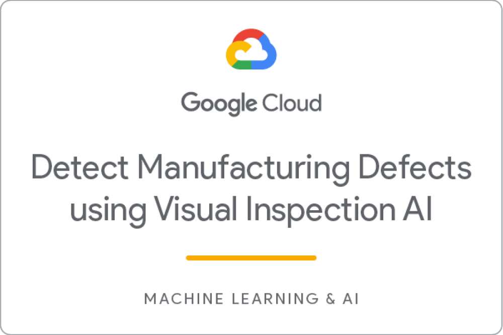 Badge pour Detect Manufacturing Defects using Visual Inspection AI