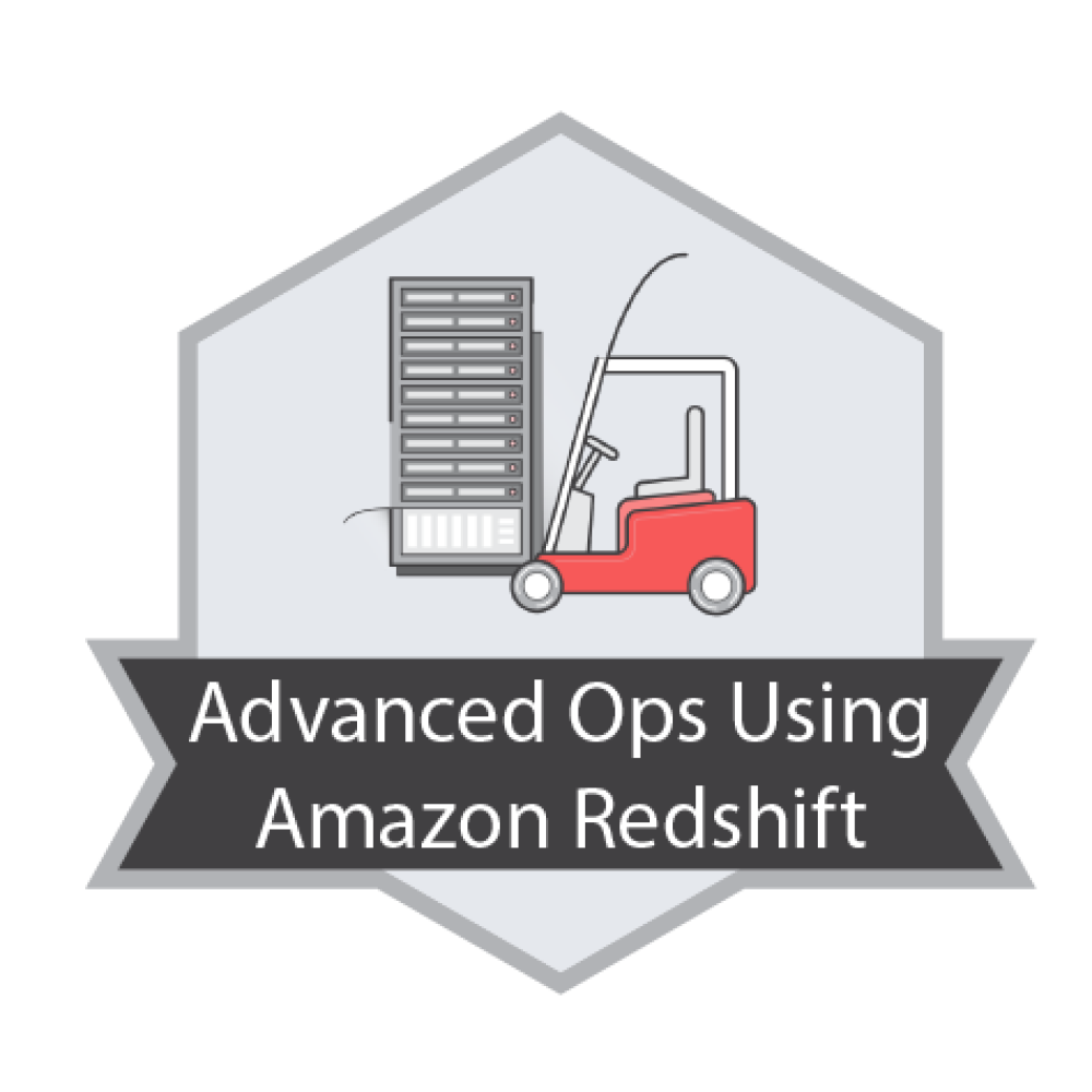 Badge for Advanced Operations Using Amazon Redshift