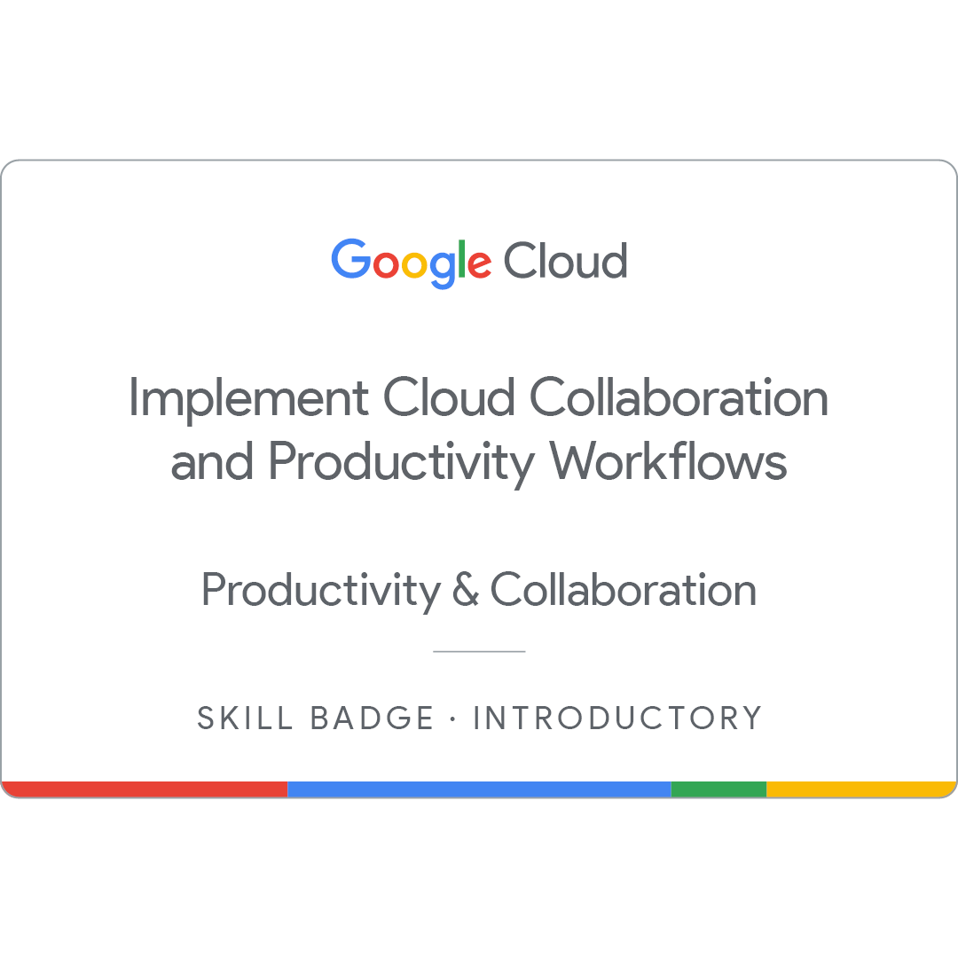 Badge Mulai Menggunakan Alat Google Workspace