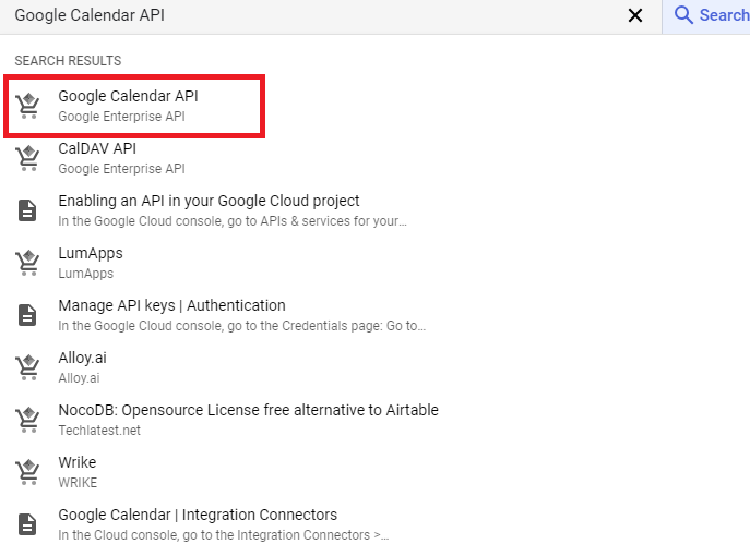 API et services
