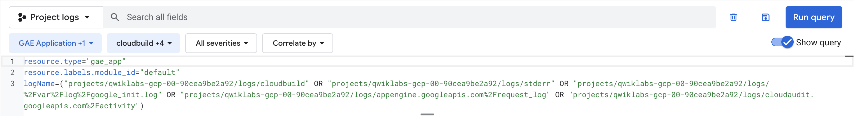 Query builder