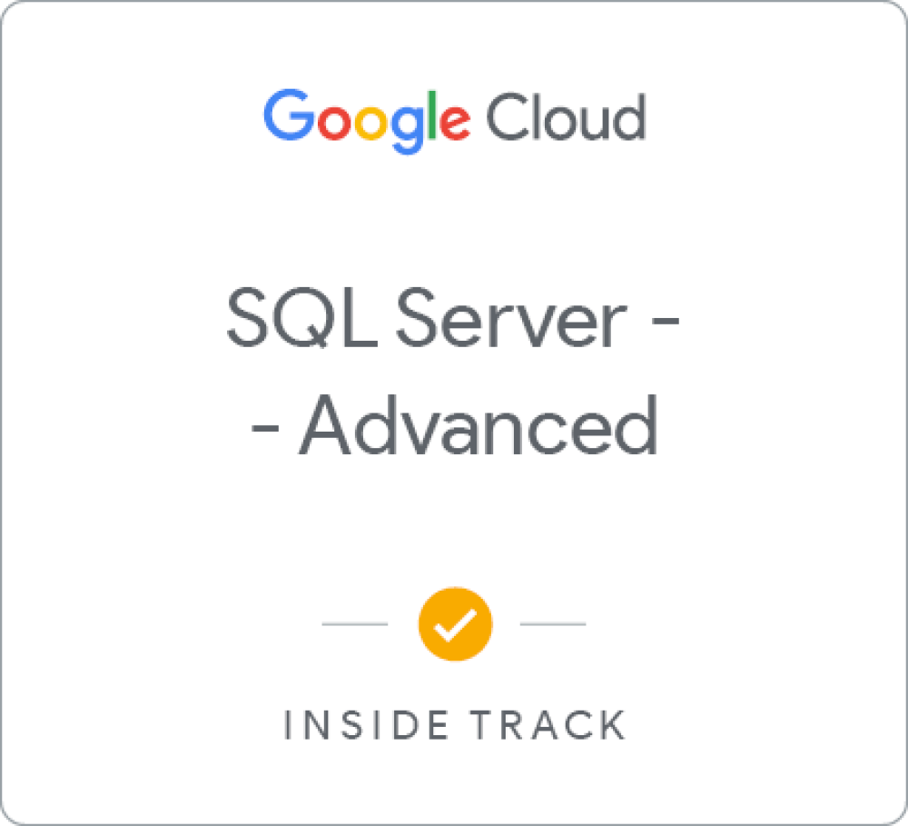 Inside Track: SQL Server - Advanced のバッジ