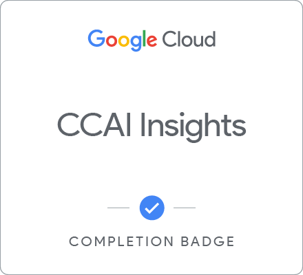 Badge for CCAI Insights