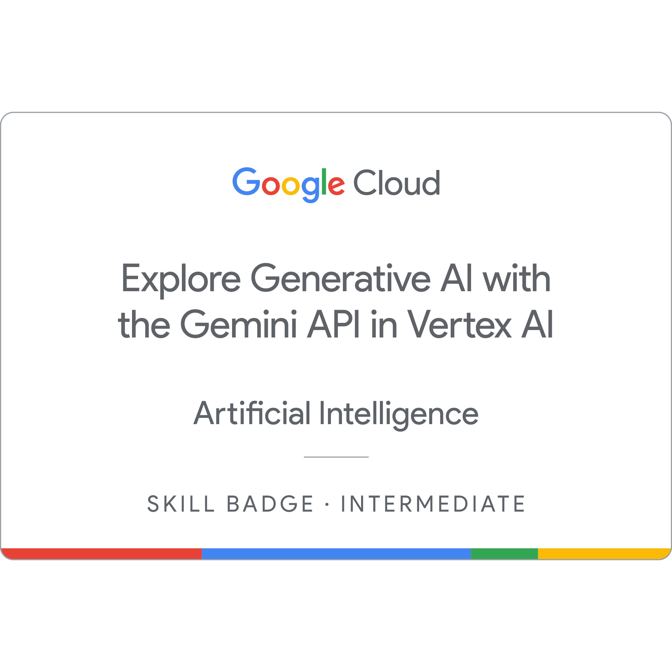Explore Generative AI with Gemini API in Vertex AI