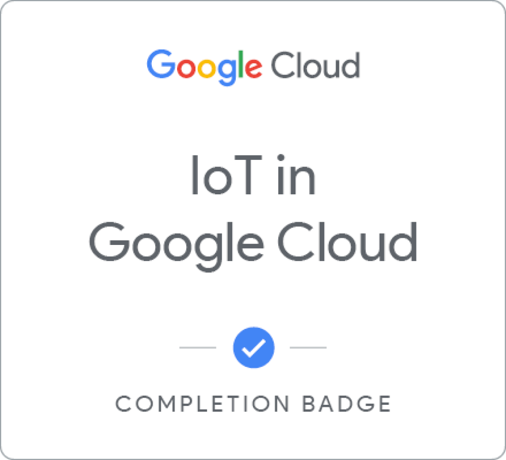 DEPRECATED IoT in the Google Cloud のバッジ