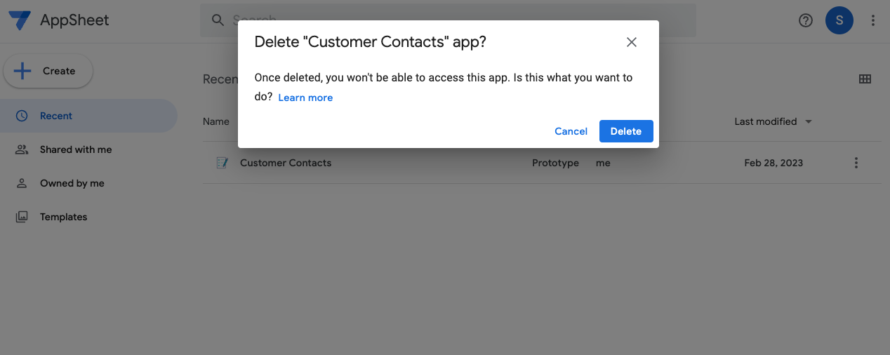delete Customer Contacts