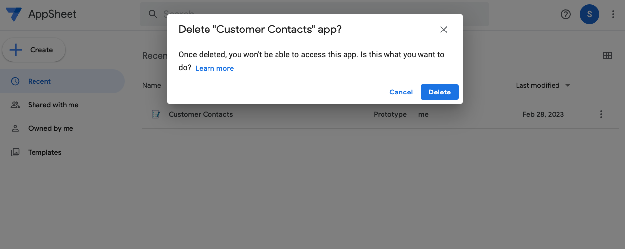 Delete Customer Contacts