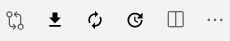 Toolbar displaying the Get Packages icon