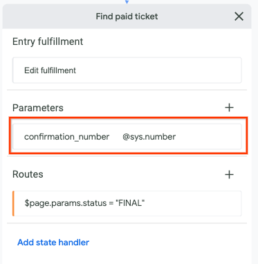 Find paid ticket page