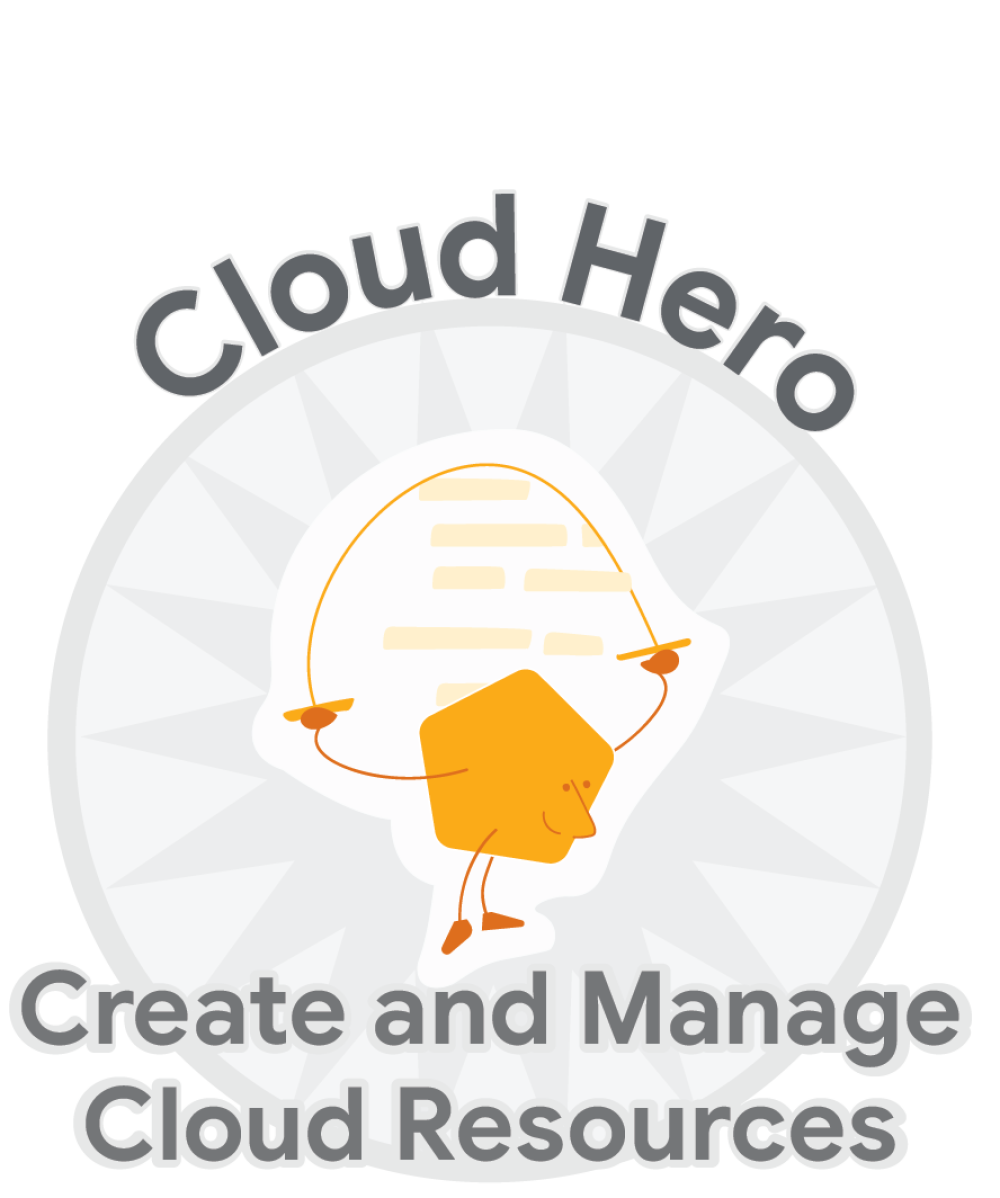 Badge for Create and Manage Cloud Resources