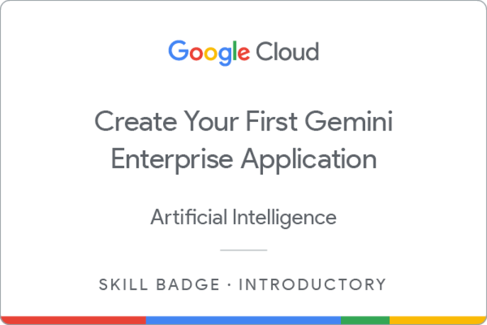 Create Your First Gemini Enterprise Application