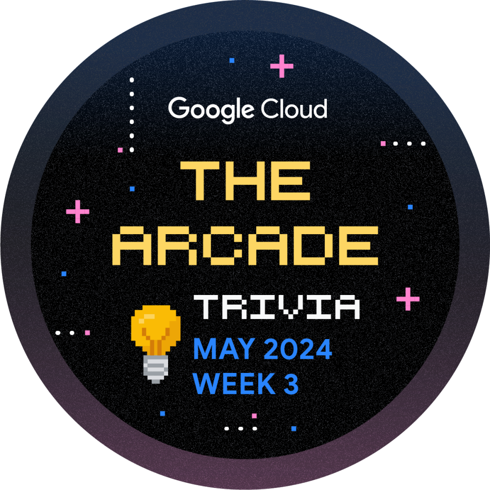 Selo para Arcade Trivia Maio de 2024 Semana 3