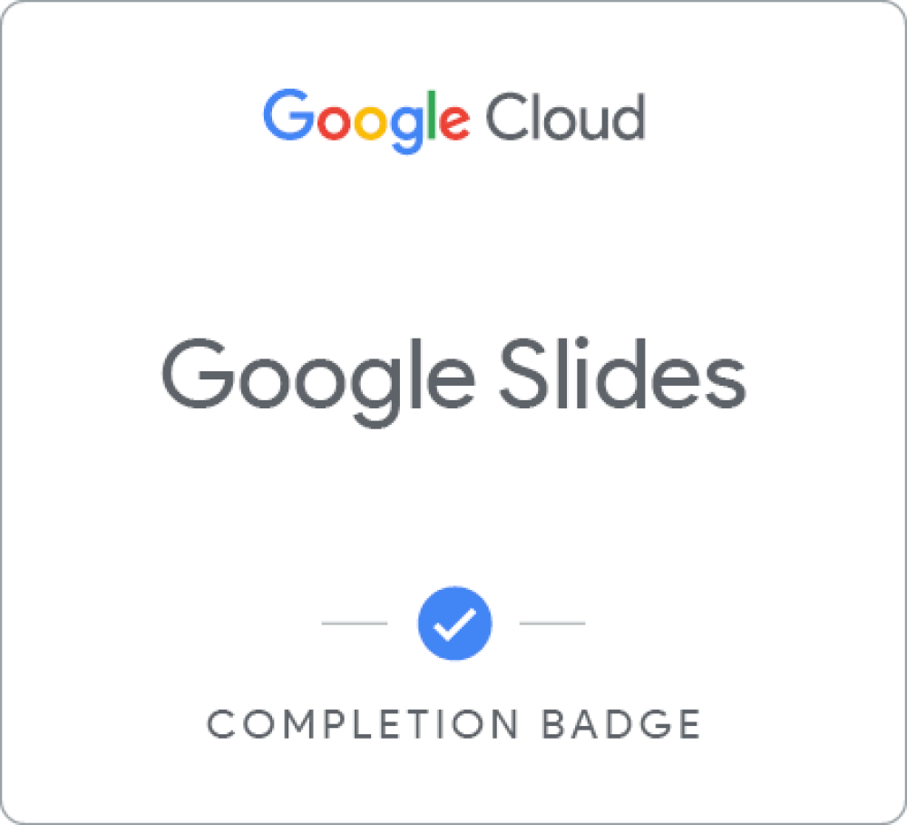 Odznaka dla Google Slides