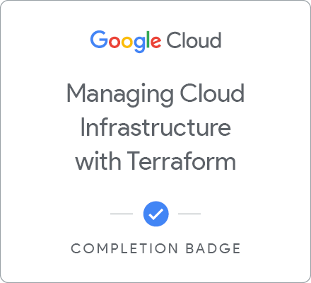 Badge untuk Managing Cloud Infrastructure with Terraform