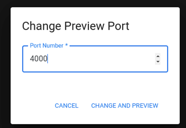 Change Preview
