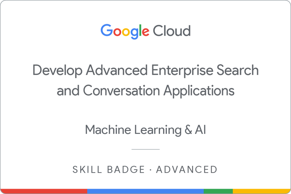 Develop Advanced Enterprise Search and Conversation Applications徽章