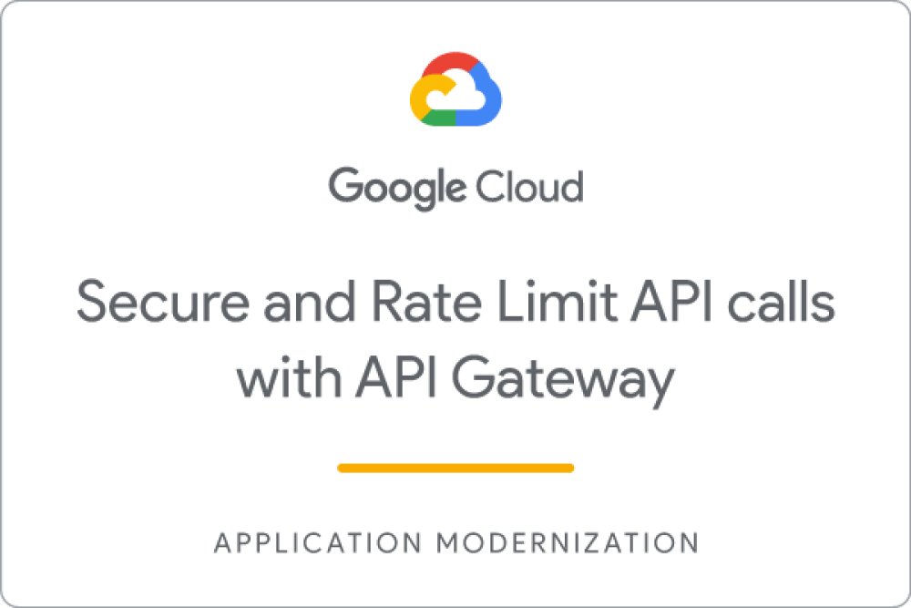 Badge for [DEPRECATED] Secure and Rate Limit API calls with API Gateway