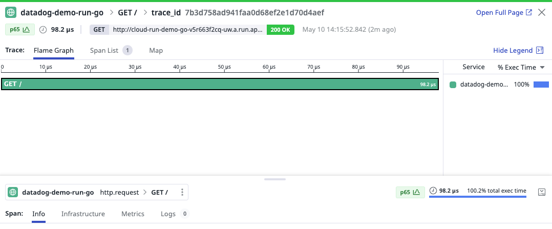 datadog trace detail