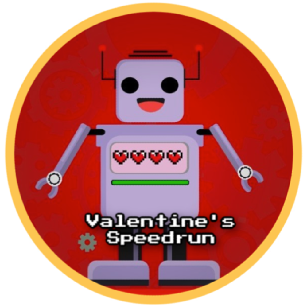 Badge für Valentine's Speedrun