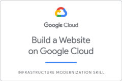 Selo para Build a Website on Google Cloud