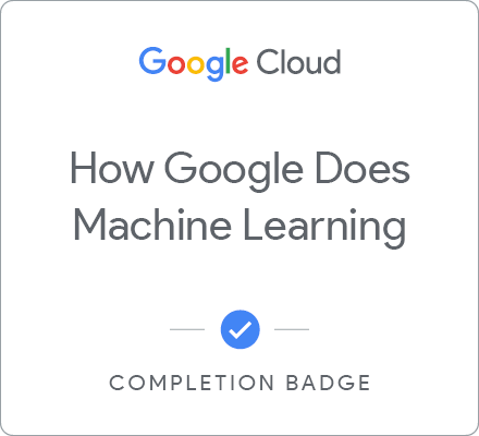 How Google Does Machine Learning - 한국어 배지