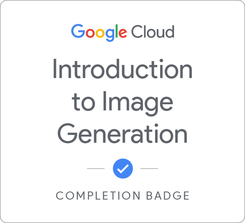 Badge for Introduction to Image Generation - Locales