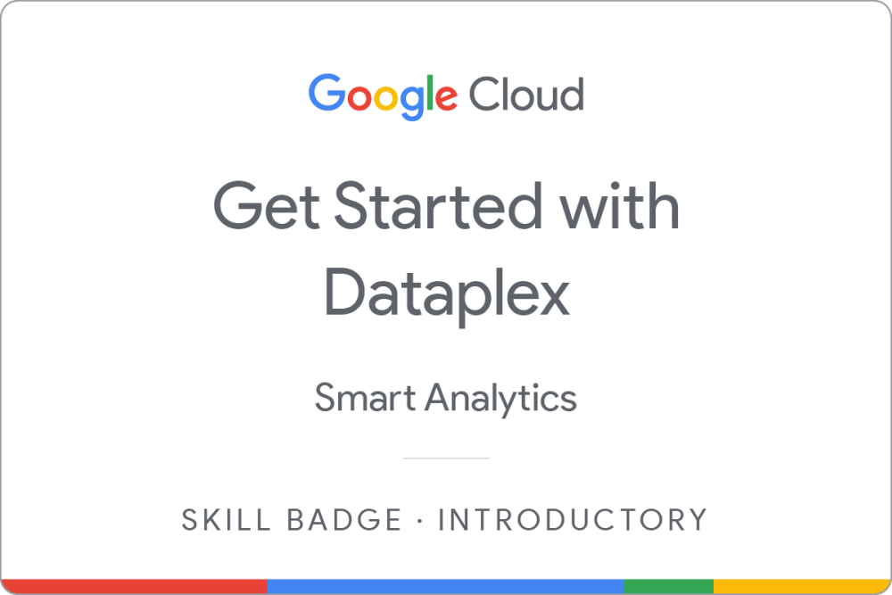 Odznaka dla Get Started with Dataplex