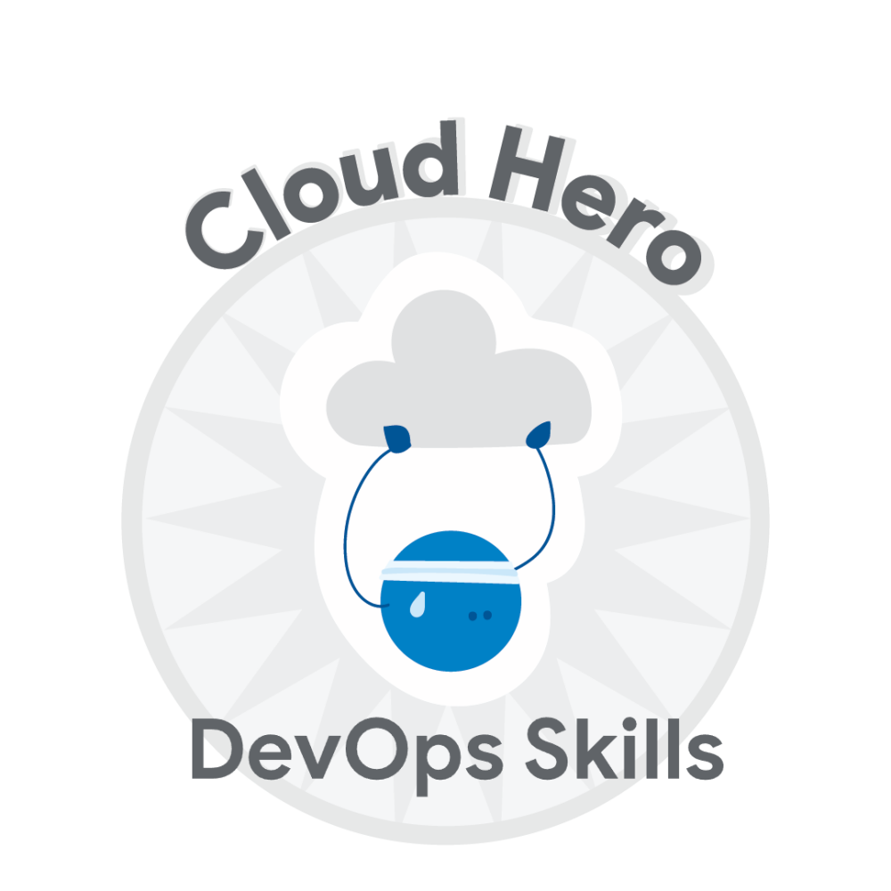 Badge pour Cloud Hero DevOps Skills