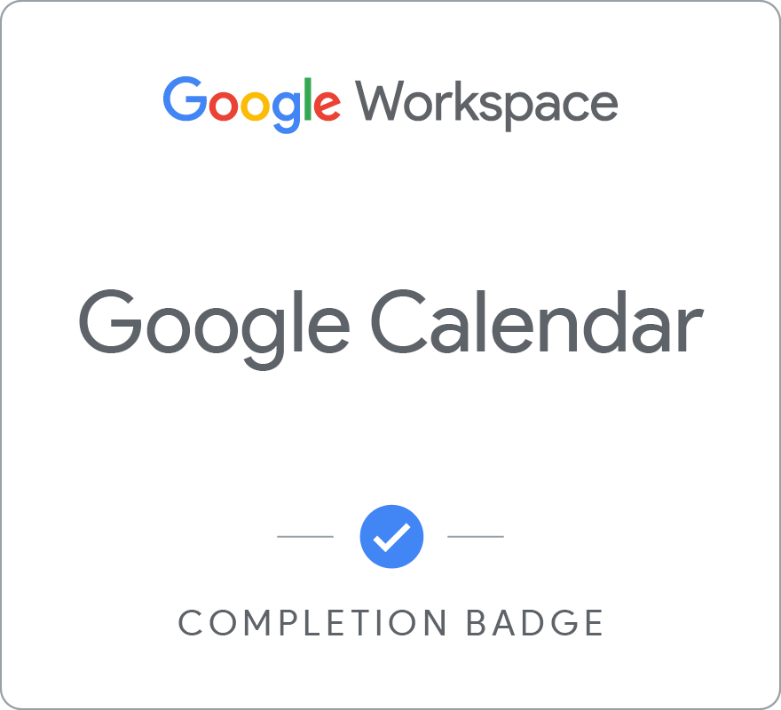 Badge pour Google Calendar