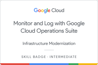 Badge for Monitor and Log with Google Cloud Operations Suite