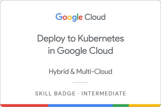 Badge for Deploy to Kubernetes in Google Cloud