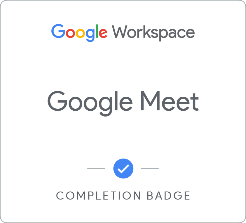 Badge for Google Meet