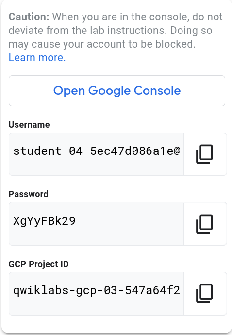 Connection Details panel
